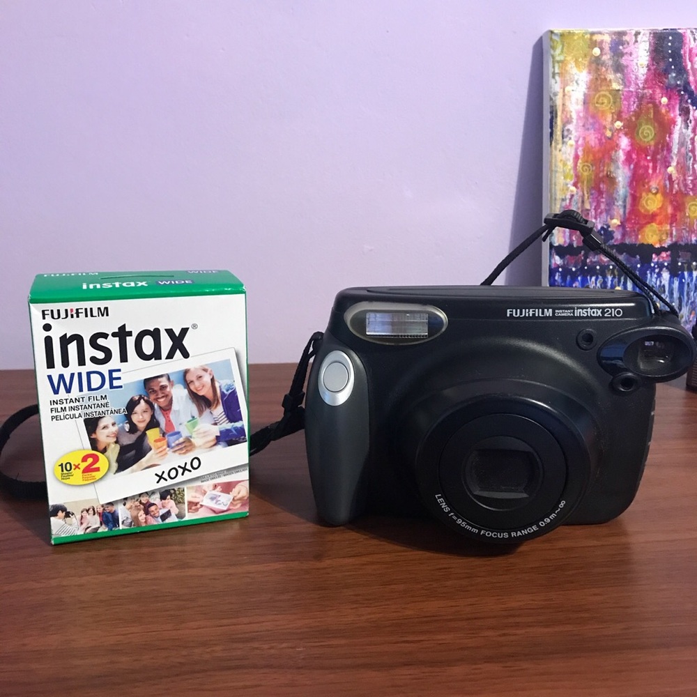 Fujifilm Instax 210 Polaroid camera + film